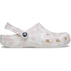 Crocs Unisex-Adult Classic Clog – Seasonal Graphic | Casual Shoes(Chalk/Multi Petals)