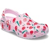 Crocs Unisex-Adult Classic Clog – Seasonal Graphic | Casual Shoes(Pink Milk/Cherries)