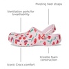 Crocs Unisex-Adult Classic Clog – Seasonal Graphic | Casual Shoes(Pink Milk/Cherries)