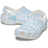 Crocs Unisex-Adult Classic Clog – Seasonal Graphic | Casual Shoes(White/Blue 1)