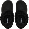 Crocs Unisex-Adult Classic Unfurgettable Lined Clogs, Fuzzy Slippers(Black Vegan Suede)