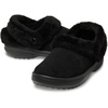 Crocs Unisex-Adult Classic Unfurgettable Lined Clogs, Fuzzy Slippers(Black Vegan Suede)