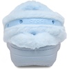 Crocs Unisex-Adult Classic Unfurgettable Lined Clogs, Fuzzy Slippers(Blue Frost)
