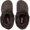 Crocs Unisex-Adult Classic Unfurgettable Lined Clogs, Fuzzy Slippers(Espresso Vegan Suede)