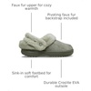 Crocs Unisex-Adult Classic Unfurgettable Lined Clogs, Fuzzy Slippers(Galactic Grey Suede)