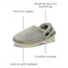 Crocs Unisex-Adult Classic Unfurgettable Lined Clogs, Fuzzy Slippers(Mushroom)