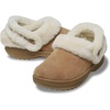 Crocs Unisex-Adult Classic Unfurgettable Lined Clogs, Fuzzy Slippers(Sepia Vegan Suede)