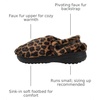 Crocs Unisex-Adult Classic Unfurgettable Lined Clogs, Fuzzy Slippers(Sepia/Leopard)