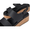 Crocs Women’s Brooklyn Cork Low Wedge(Black/Black)