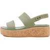 Crocs Women’s Brooklyn Cork Low Wedge(Cargo)