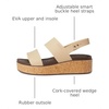 Crocs Women’s Brooklyn Cork Low Wedge(Chai)