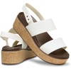 Crocs Women’s Brooklyn Cork Low Wedge(Chalk)