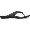 Crocs Women’s Kadee II Flip Flops(Diamante Black)