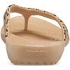 Crocs Women’s Kadee II Flip Flops(Leopard/Gold)