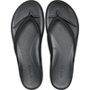 Crocs Women’s Miami Round Toe Flip Flops | Flexible Straps | 360 Degree Comfort | Croslite Foam Footbed(Black Matte)