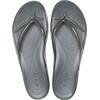 Crocs Women’s Miami Round Toe Flip Flops | Flexible Straps | 360 Degree Comfort | Croslite Foam Footbed(Carbon Jelly)