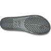 Crocs Women’s Miami Round Toe Flip Flops | Flexible Straps | 360 Degree Comfort | Croslite Foam Footbed(Carbon Jelly)