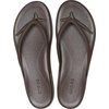 Crocs Women’s Miami Round Toe Flip Flops | Flexible Straps | 360 Degree Comfort | Croslite Foam Footbed(Coffee Matte)