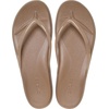Crocs Women’s Miami Round Toe Flip Flops | Flexible Straps | 360 Degree Comfort | Croslite Foam Footbed(Milk Chocolate Jelly)