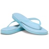 Crocs Women’s Miami Round Toe Flip Flops | Flexible Straps | 360 Degree Comfort | Croslite Foam Footbed(Sky Blue Jelly)