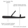 Crocs Women’s Miami Two-Strap Sandals(Black)