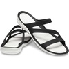 Crocs Women’s Swiftwater Sandals(Black/White)