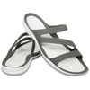 Crocs Women’s Swiftwater Sandals(Smoke/White)