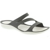 Crocs Women’s Swiftwater Sandals(Smoke/White)