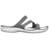 Crocs Women’s Swiftwater Sandals(Smoke/White)
