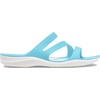 Crocs Women’s Swiftwater Sandals(White/Digital Aqua)