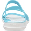 Crocs Women’s Swiftwater Sandals(White/Digital Aqua)
