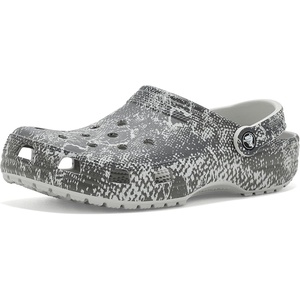 Crocs Unisex-Adult Classic Clog – Seasonal Graphic | Casual Shoes(Atmosphere/Multi Snake)