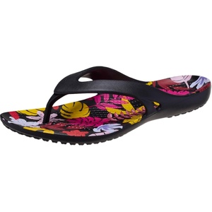 Crocs Women’s Kadee II Flip Flops(Tropical Black)