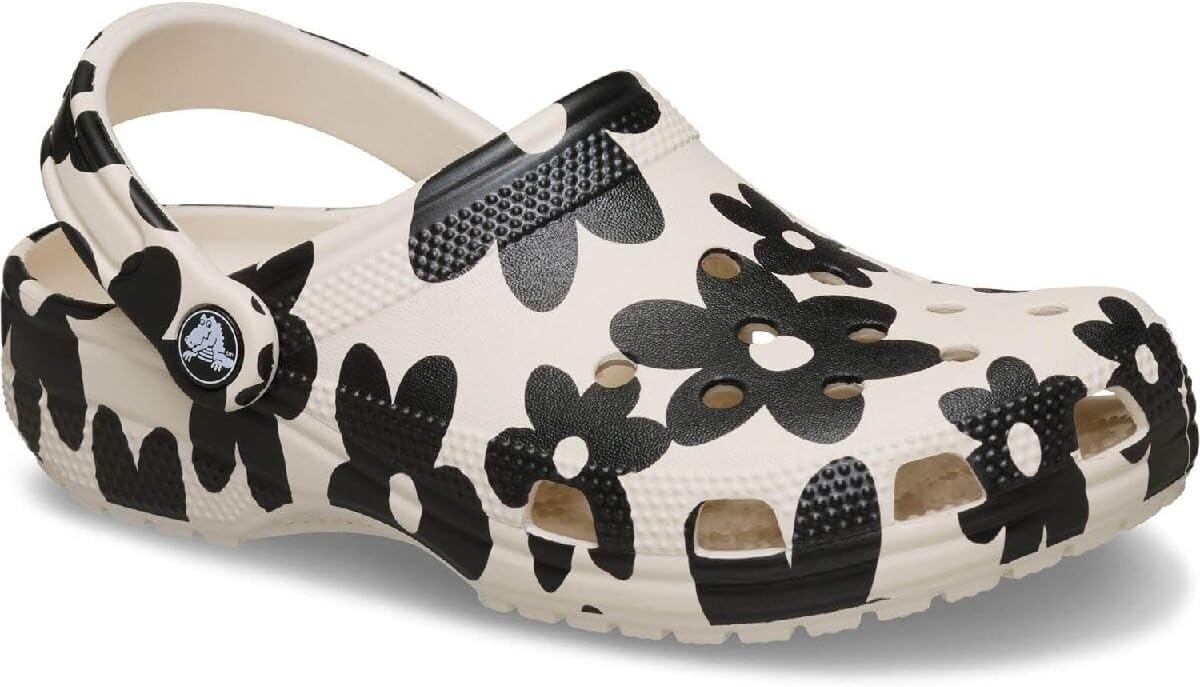 image:imageCrocs UnisexAdult Classic Clog Seasonal GraphicChalkMulti Petals