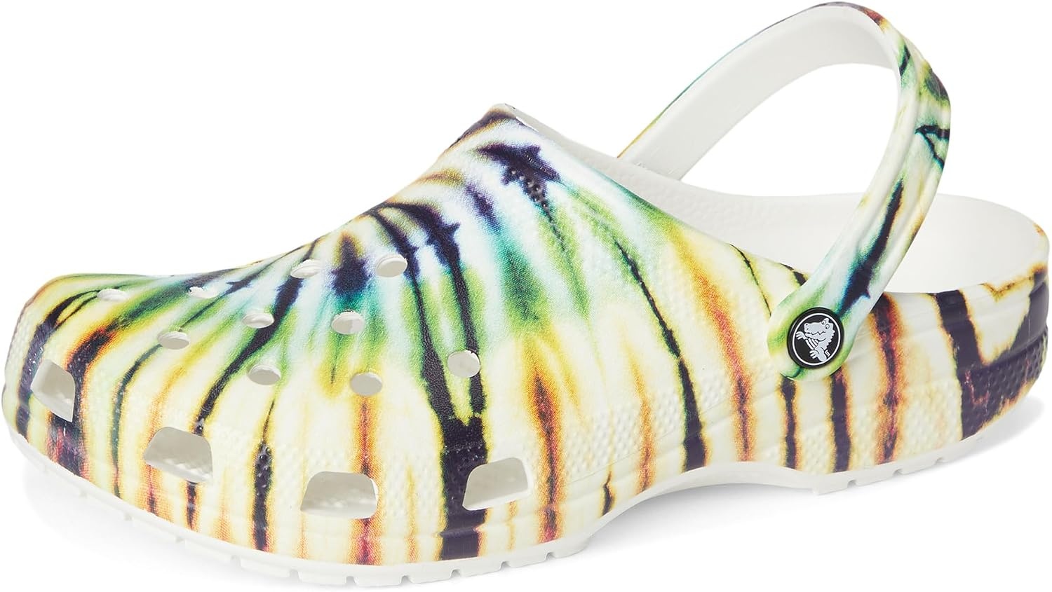 image:imageCrocs UnisexAdult Classic Clog Seasonal GraphicMultiGreen Tie Dye