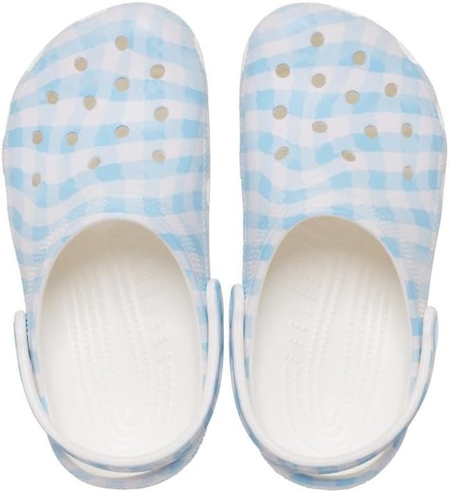 image:imageCrocs UnisexAdult Classic Clog Seasonal GraphicWhiteBlue 1