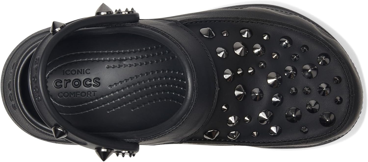 image:imageCrocs Womens Classic Bae ClogsBlack Studded