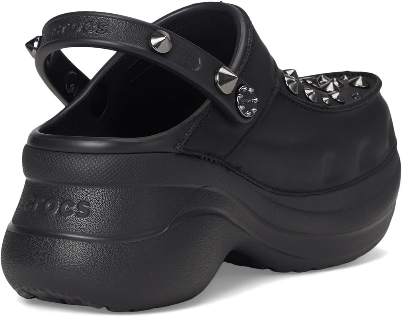 image:imageCrocs Womens Classic Bae ClogsBlack Studded