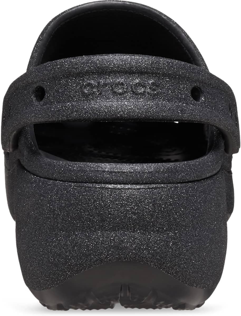 image:imageCrocs Womens Classic Platform Glitter ClogBlack Glitter