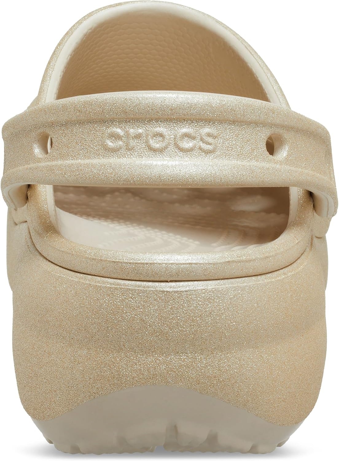 image:imageCrocs Womens Classic Platform Glitter ClogChampagne