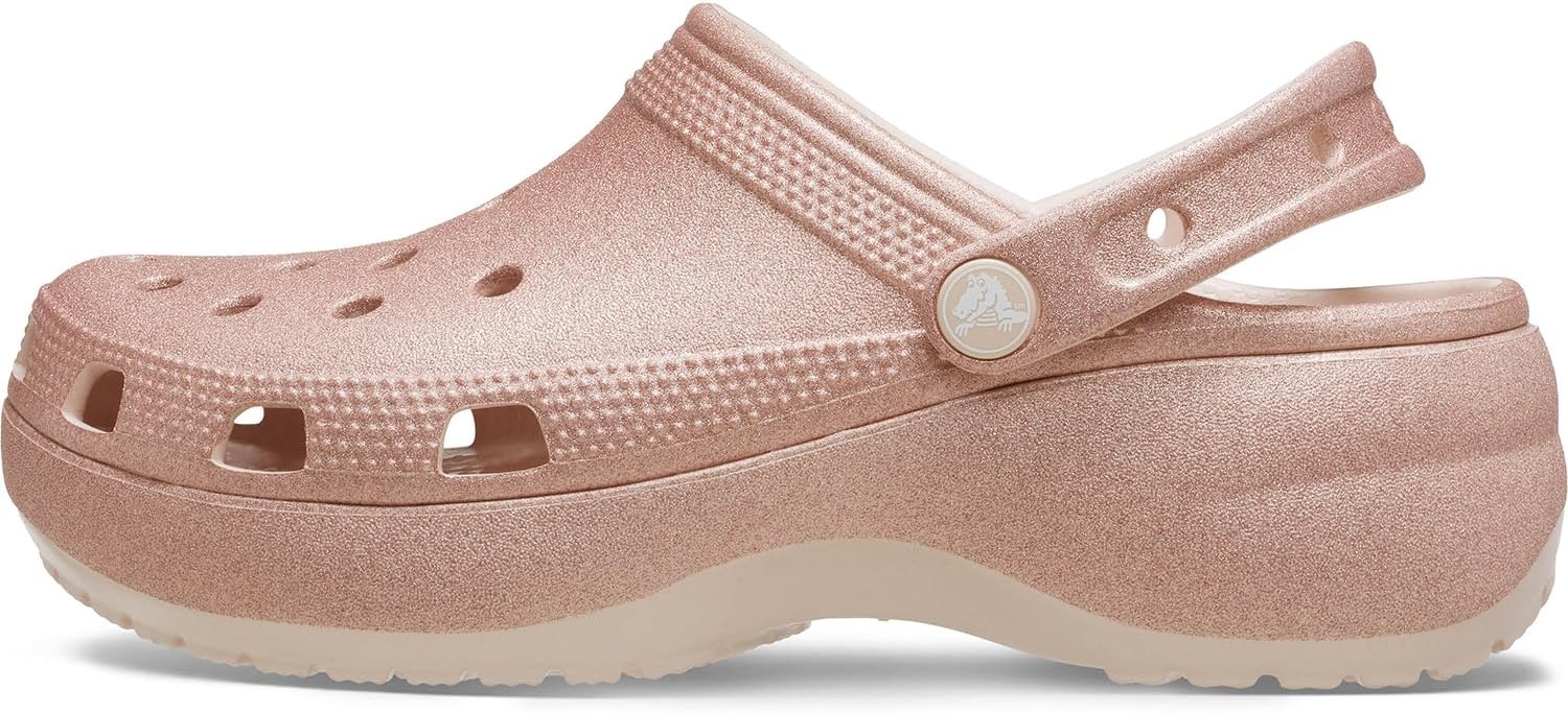 image:imageCrocs Womens Classic Platform Glitter ClogQuartz