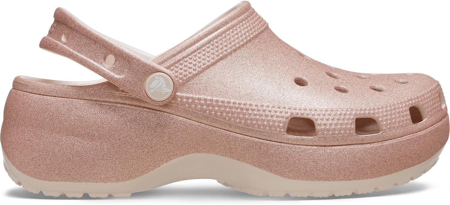 image:imageCrocs Womens Classic Platform Glitter ClogQuartz
