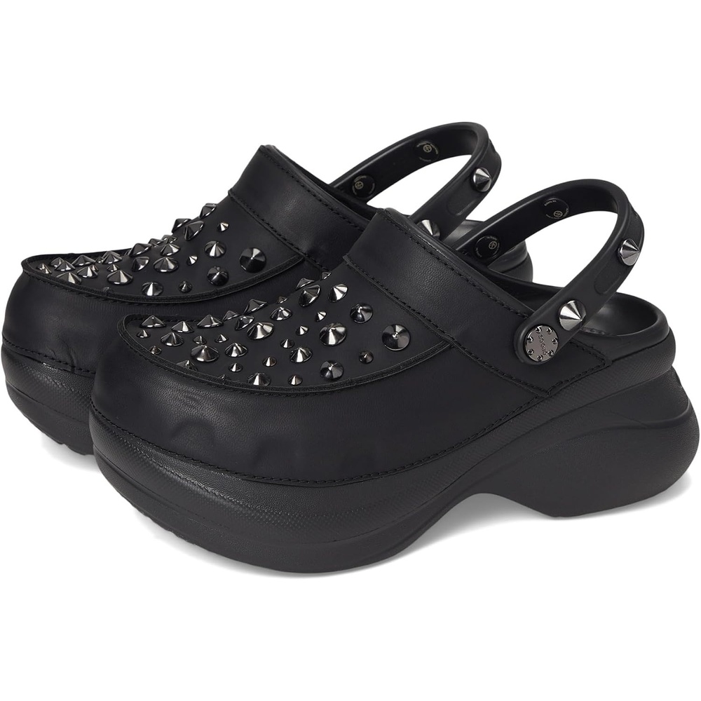 image:imageCrocs Womens Classic Bae ClogsBlack Studded