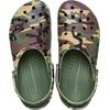 Crocs Unisex-Adult Classic Clog – Seasonal Graphic(Army Green Camo)