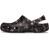 Crocs Unisex-Adult Classic Clog – Seasonal Graphic(Black Ditsy)