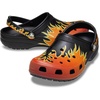 Crocs Unisex-Adult Classic Clog – Seasonal Graphic(Black/Multi)