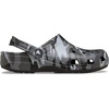 Crocs Unisex-Adult Classic Clog – Seasonal Graphic(Black/Slate Grey)
