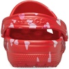 Crocs Unisex-Adult Classic Clog – Seasonal Graphic(Cherry Red/Hearts & Butterflies)
