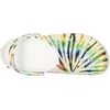 Crocs Unisex-Adult Classic Clog – Seasonal Graphic(Multi/Green Tie Dye)