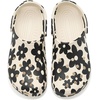 Crocs Unisex-Adult Classic Clog – Seasonal Graphic(Summit White/Multi Petals)